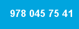 978 045 75 41 978 045 75 41